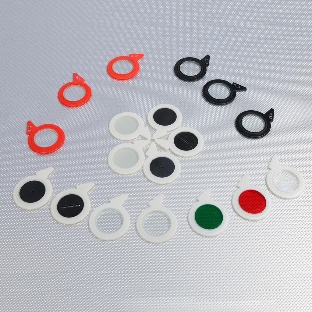 266 pcs Optical Trial Lens Set Plastic Rim Aluminium Case N895012