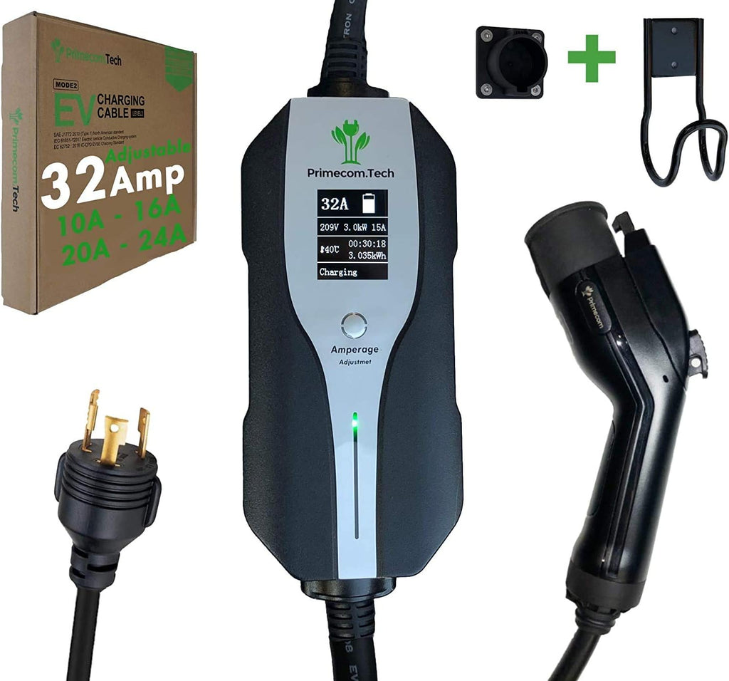 Level 2 Electric Vehicle Charger with 30Ft Cable A93738