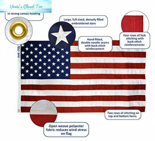 American Flag 5x8 ft. Tough-Tex S8476