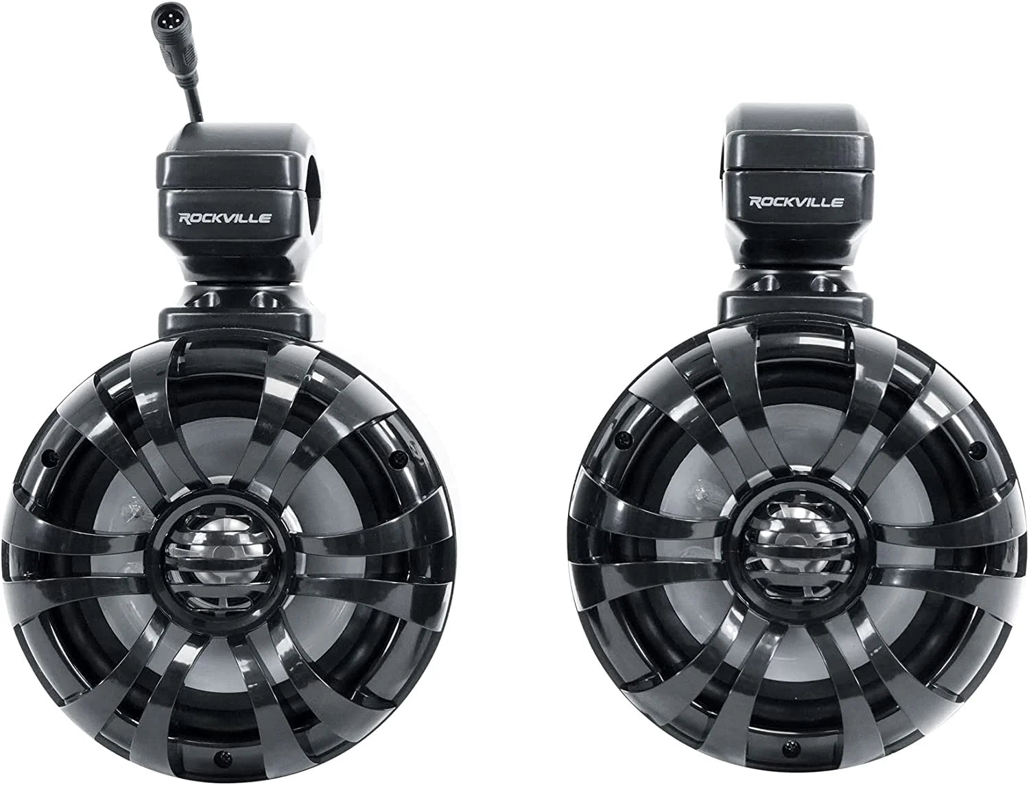 5.25" 250w Metal Marine Wakeboard LED Tower Speakers R616398