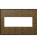 Aged Brass 3-Gang Wall Plate H442
