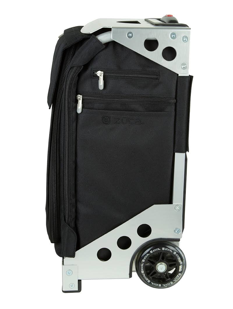 Black Artist Insert Bag with Silver Frame and Utility Pouch U88844