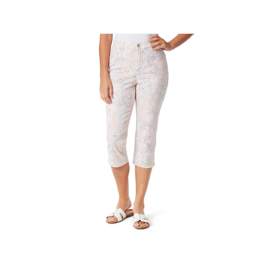 Petite Printed Capris U524713