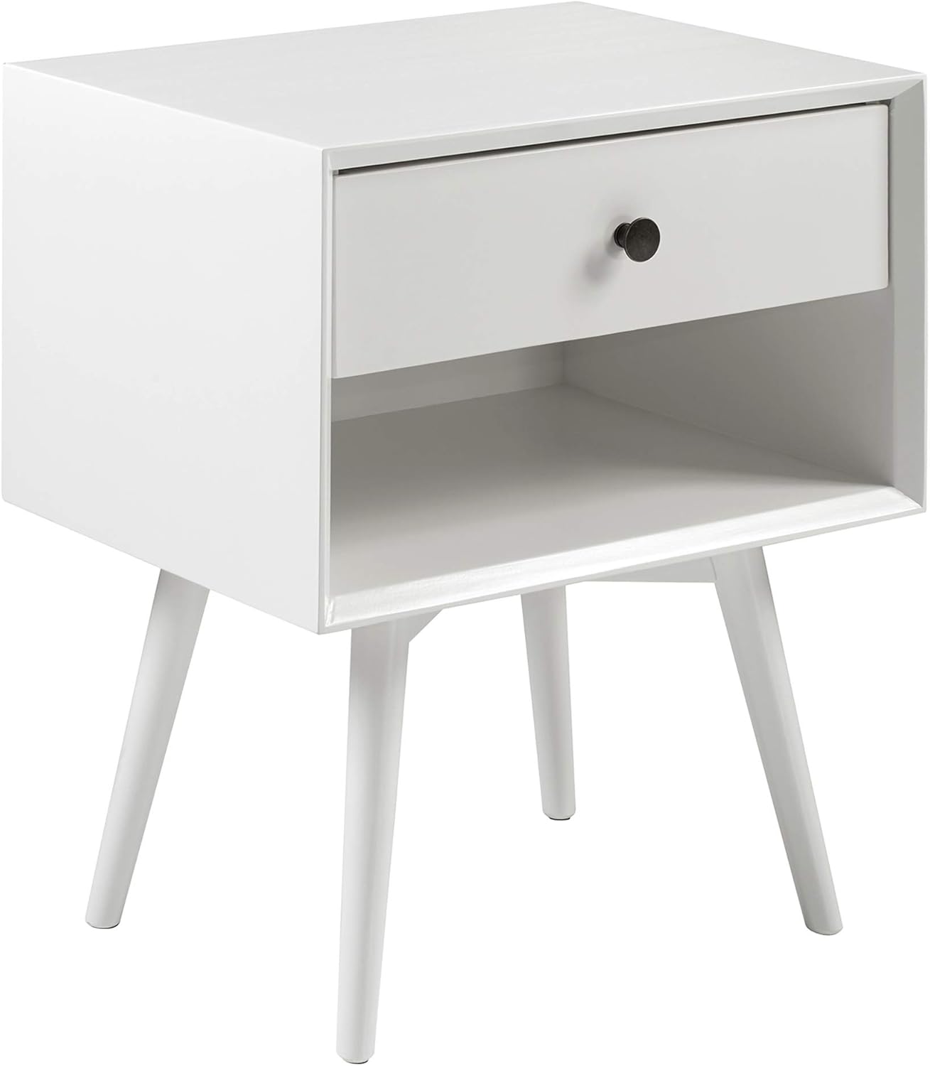 Caramel 2 Drawer Wood Nightstand H474