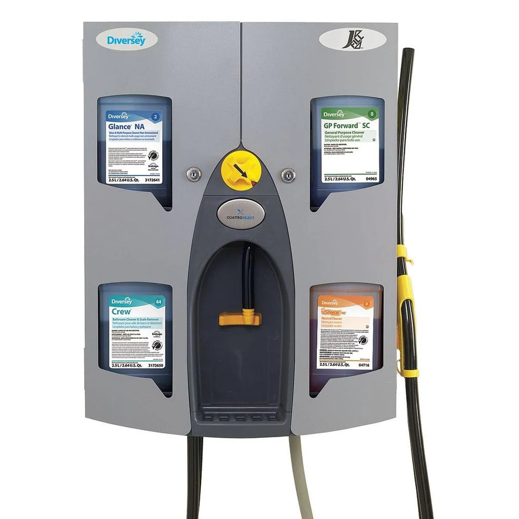 Wall Mount Cleaning Chemical Portion Dispenser, 4 Ports, 1.5 GPM U45699