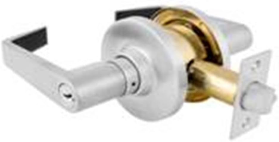 Brushed Chrome Commercial Cylindrical Lever Lockset R905