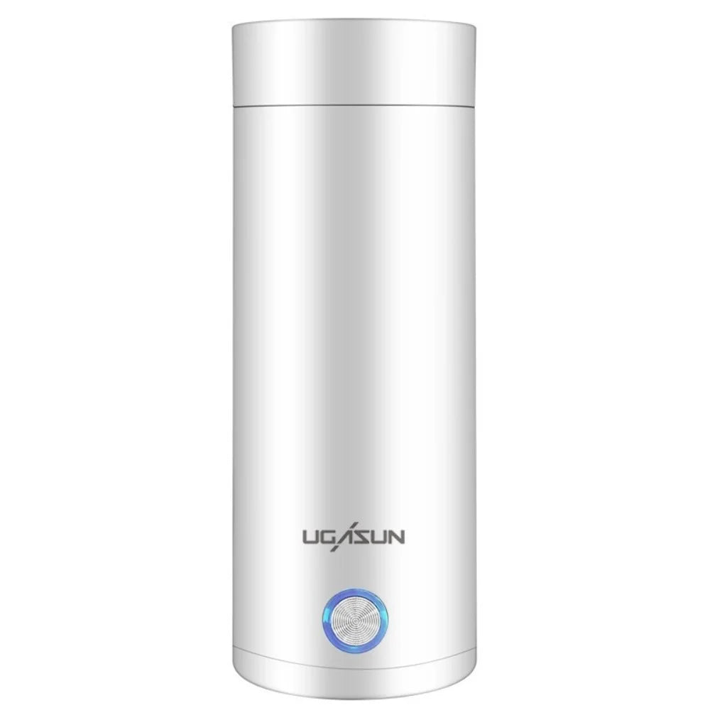 400ML Electric Travel Water Boiler Tea Cup WHITE EU N1120