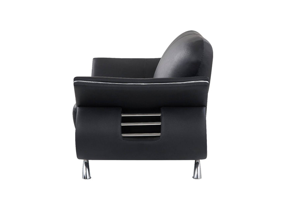 Leather Match Loveseat K293