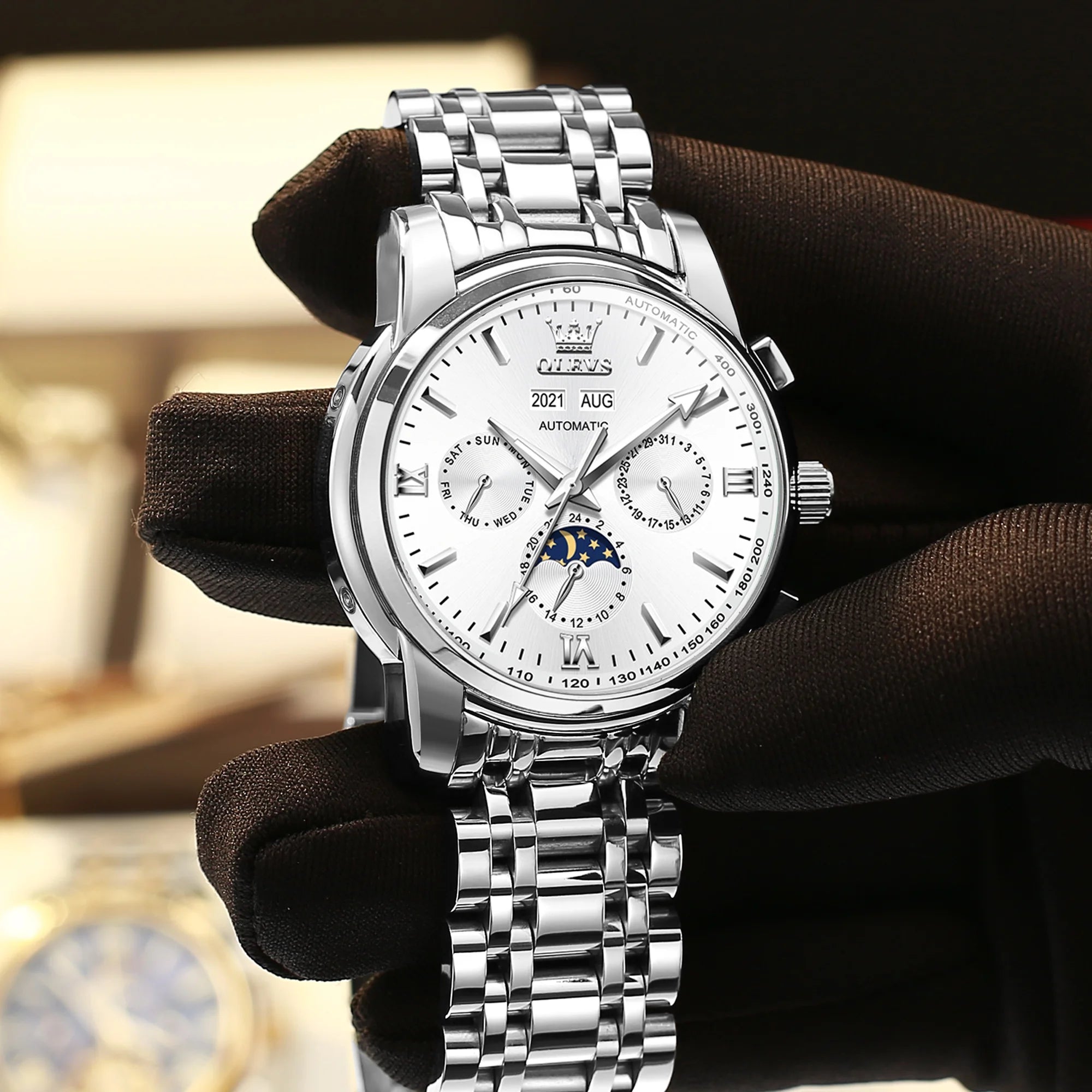 Stainless Steel Automatic Dress Watch M883206