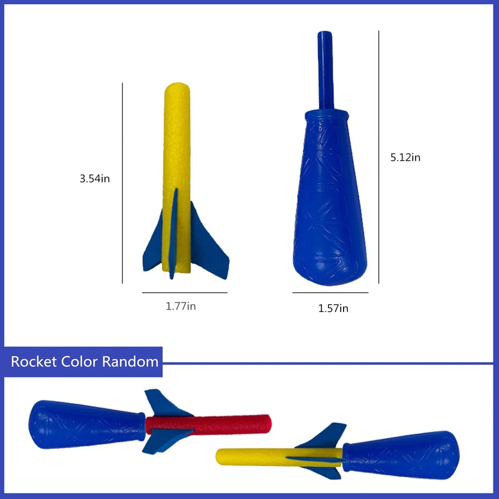 3 Foam Rockets Outdoor Toy V2943