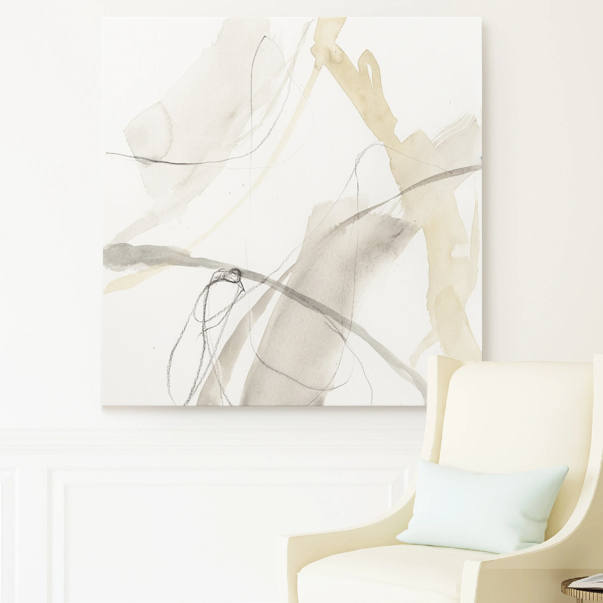 Neutral Gallery Wrapped Canvas 10x10 R80634