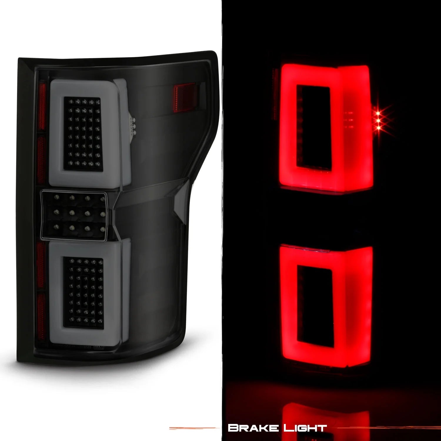 Black Smoked Sequential Tail Lights Pair Y66023