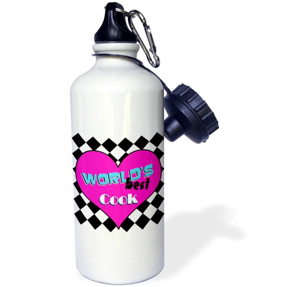 Pink Sports Water Bottle, 21oz E946783