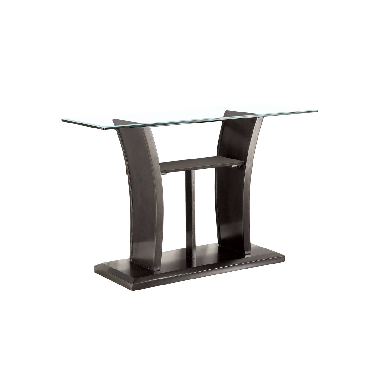 Grey Solid Wood Sofa Table Y6415