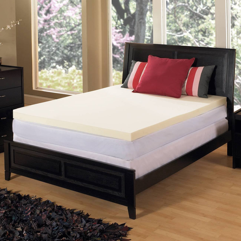 White Full 3" Memory Foam Topper P58086