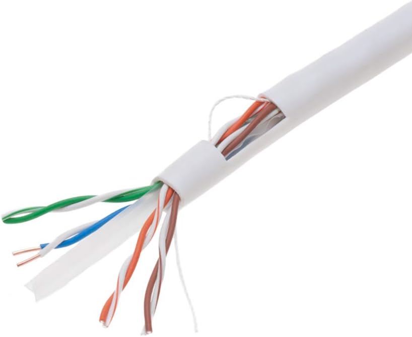 1000ft CAT6 Solid Ethernet UTP 23AWG Network Cable (Orange) W6137