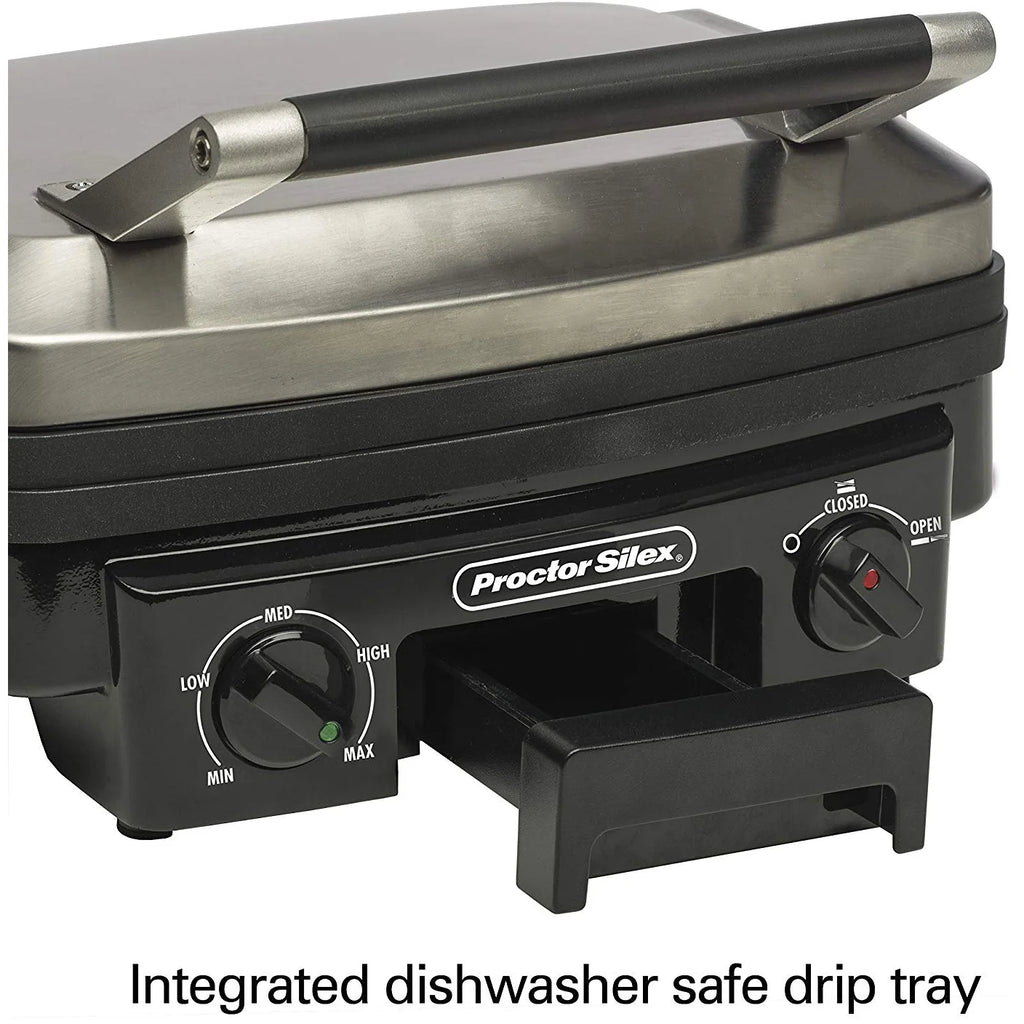 Contact Grill with Reversible Grids X52720