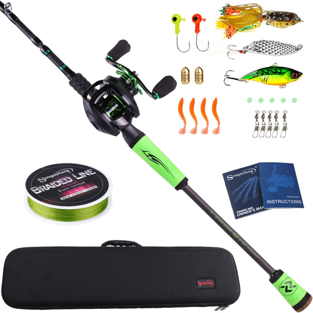 4 Pc High Carbon Travel Fishing Rods Pack of 2 J90544