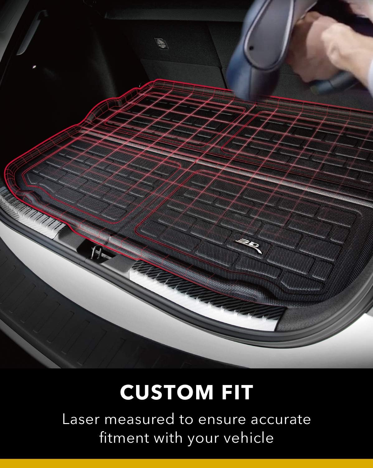 Black Rear Cargo Liner S262