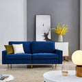 Velvet 71 inch Wide Sofa Couch with 2 Th H61580