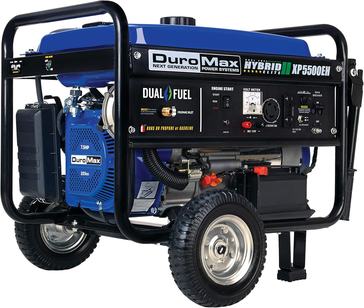 5500 Watt Dual Fuel Portable Generator B494
