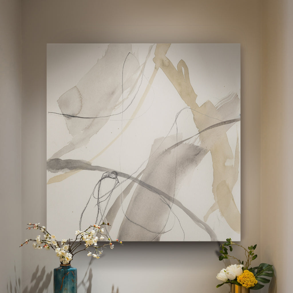 Neutral Gallery Wrapped Canvas 10x10 R80634