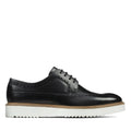 Black Leather Men's Shoes I294791
