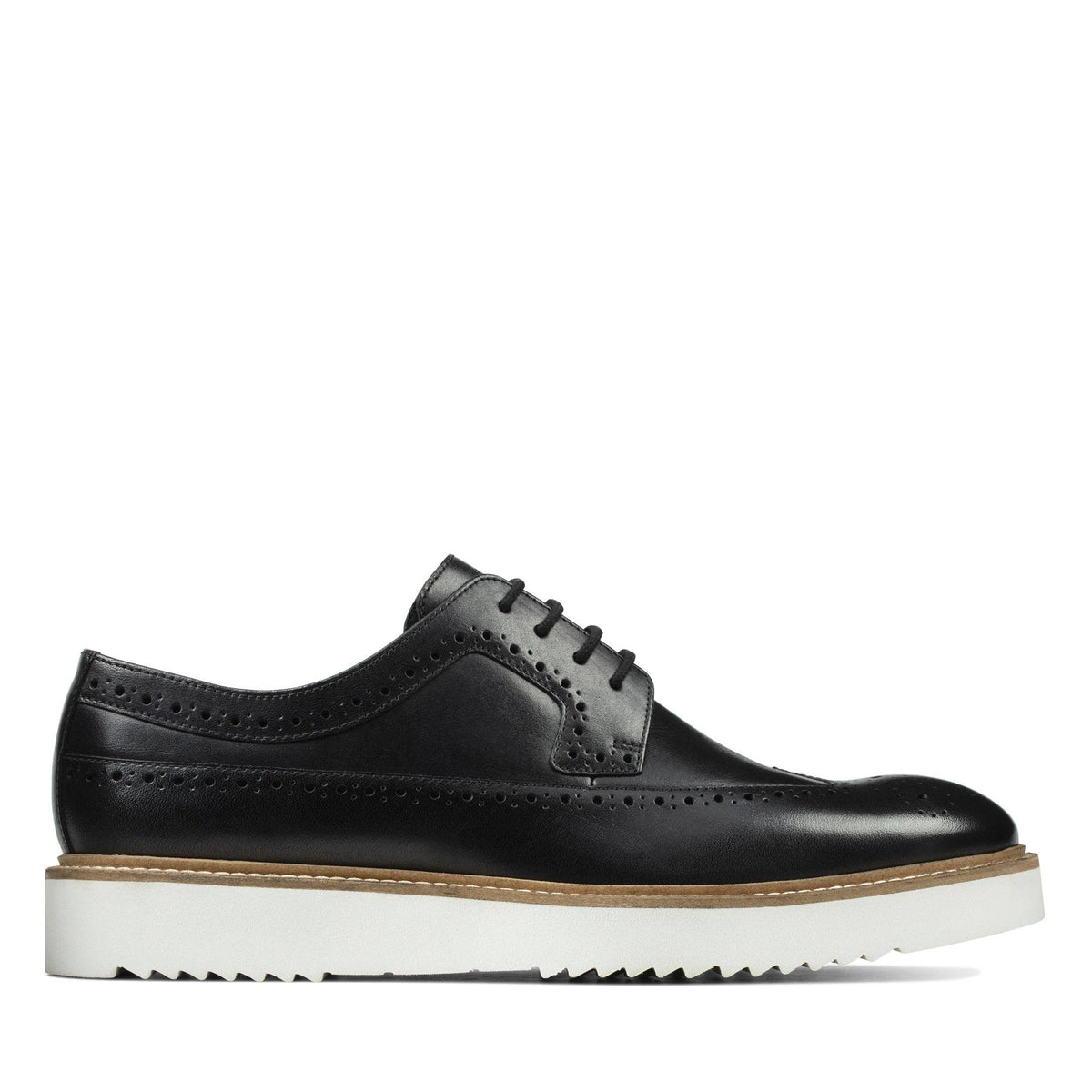 Black Leather Men's Shoes I294791