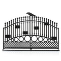 Raven Night Gate Tea Light Candle Holder K508192
