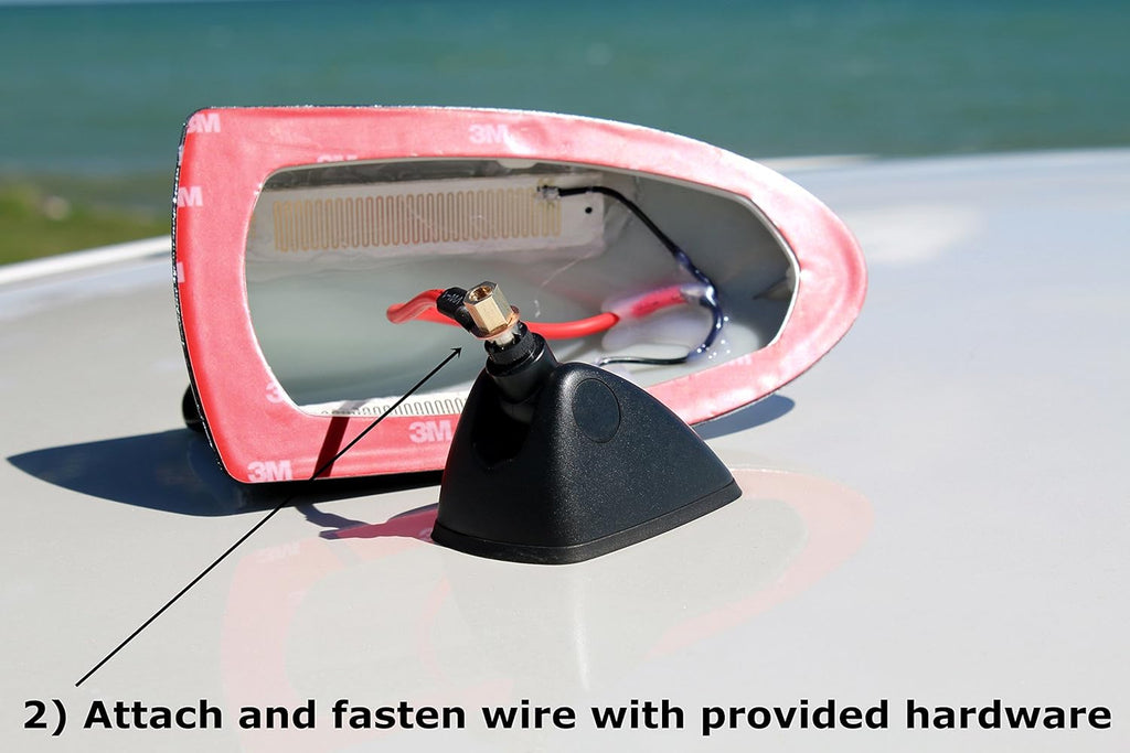 White Shark Fin Antenna Pack of 2 A139406