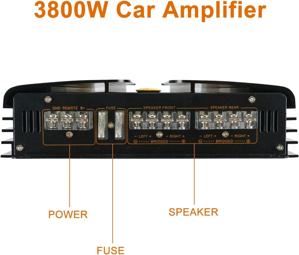 12V 4 Channel Car Audio Amplifier Z56290