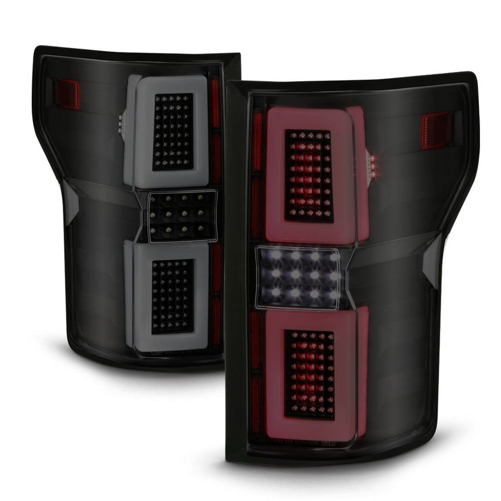 Black Smoked Sequential Tail Lights Pair Y66023
