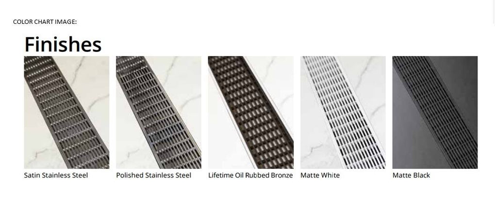 60 inch Polished Stainless Drain Grate V2971