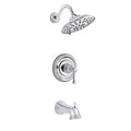 Chrome Single-Handle Tub and Shower Faucet with Valve G1050
