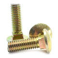 1/2-13 x 4 Coarse Thread Grade 8 Carriage Bolt Alloy Steel Yellow Zinc Plated Pk 150 K373065