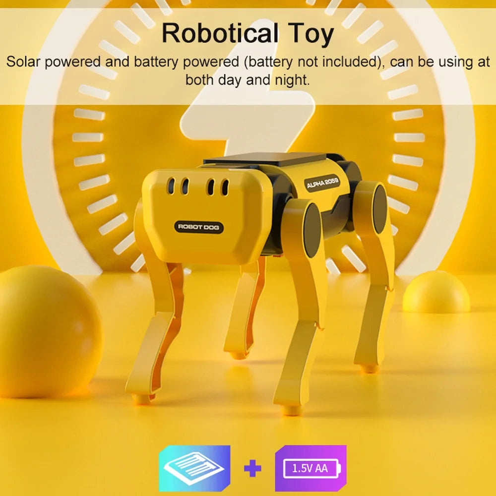 Solar Powered Robot Dog Cattle Kit Q497951