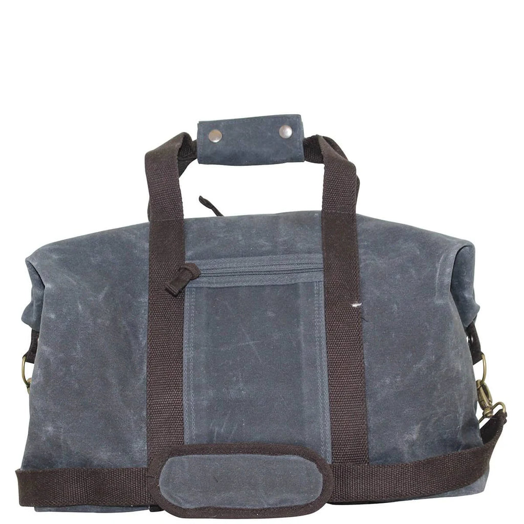 Slate Waxed Canvas Weekender P3804