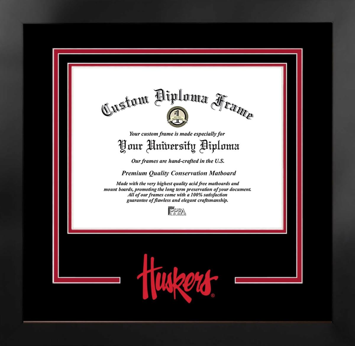 11 x 8.5 in. Black Frame Diploma A281217