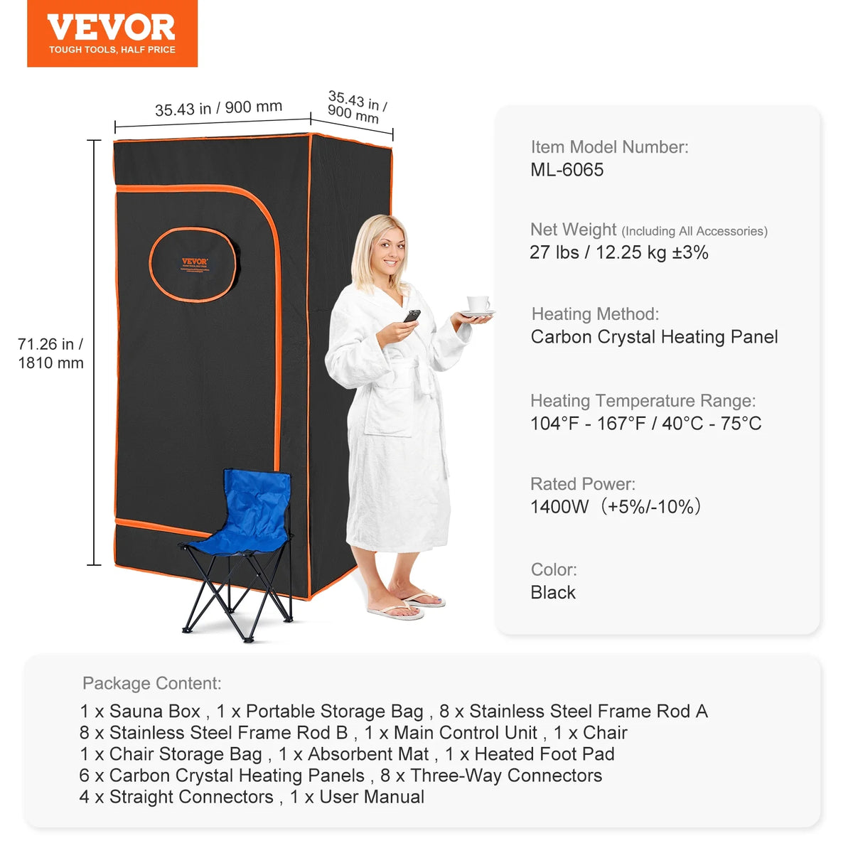 Portable Sauna Blanket Full Size B39894