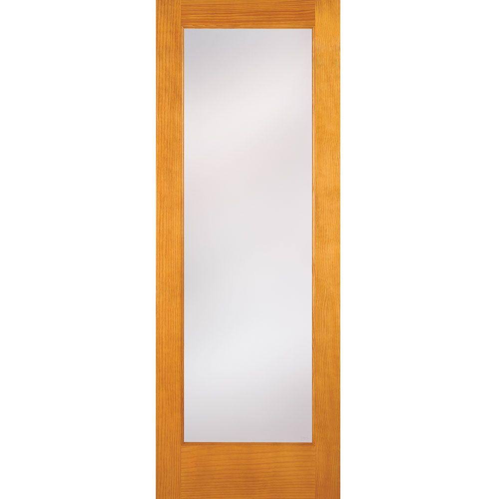 36 in. x 80 in. Unfinished Pine Interior Door Slab R493