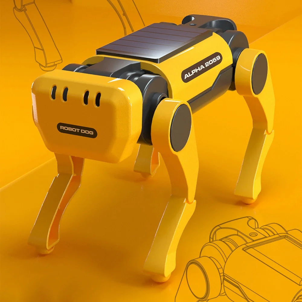 Solar Powered Robot Dog Cattle Kit Q497951