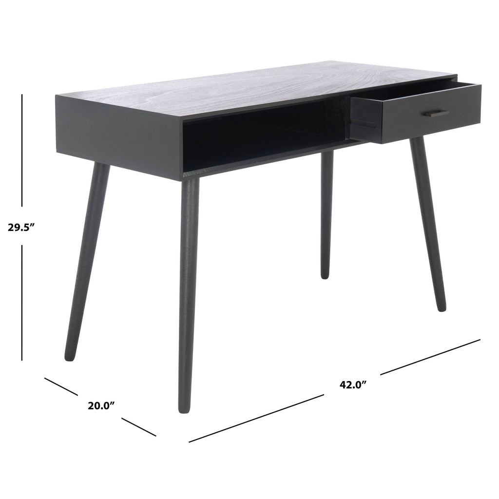 Distressed White 1 Drawer Writing Desk H471041