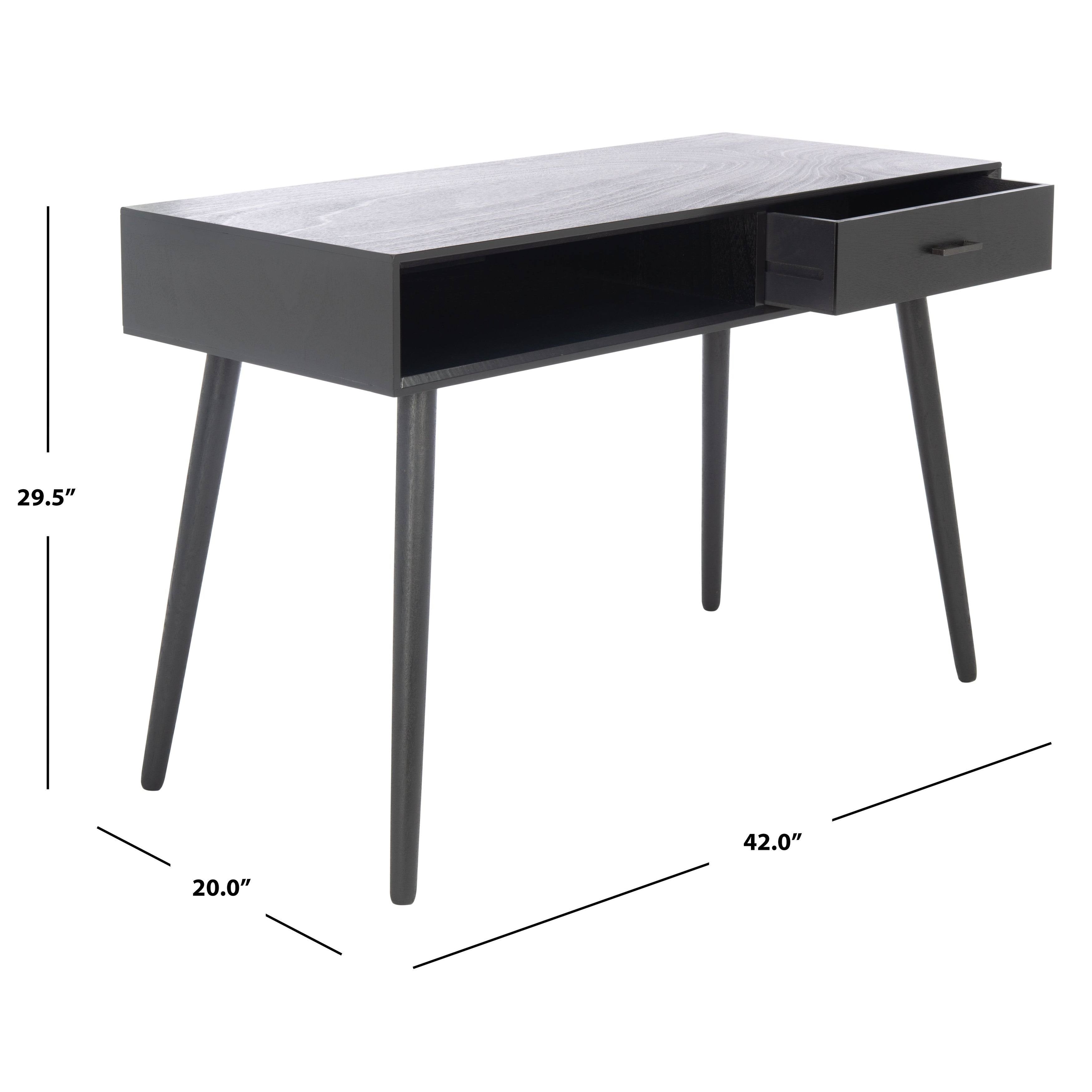 Distressed White 1 Drawer Writing Desk H471041