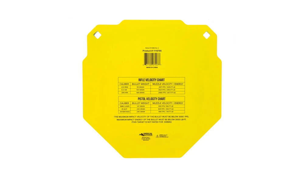 13 in. AR500 Octagon Target O839870