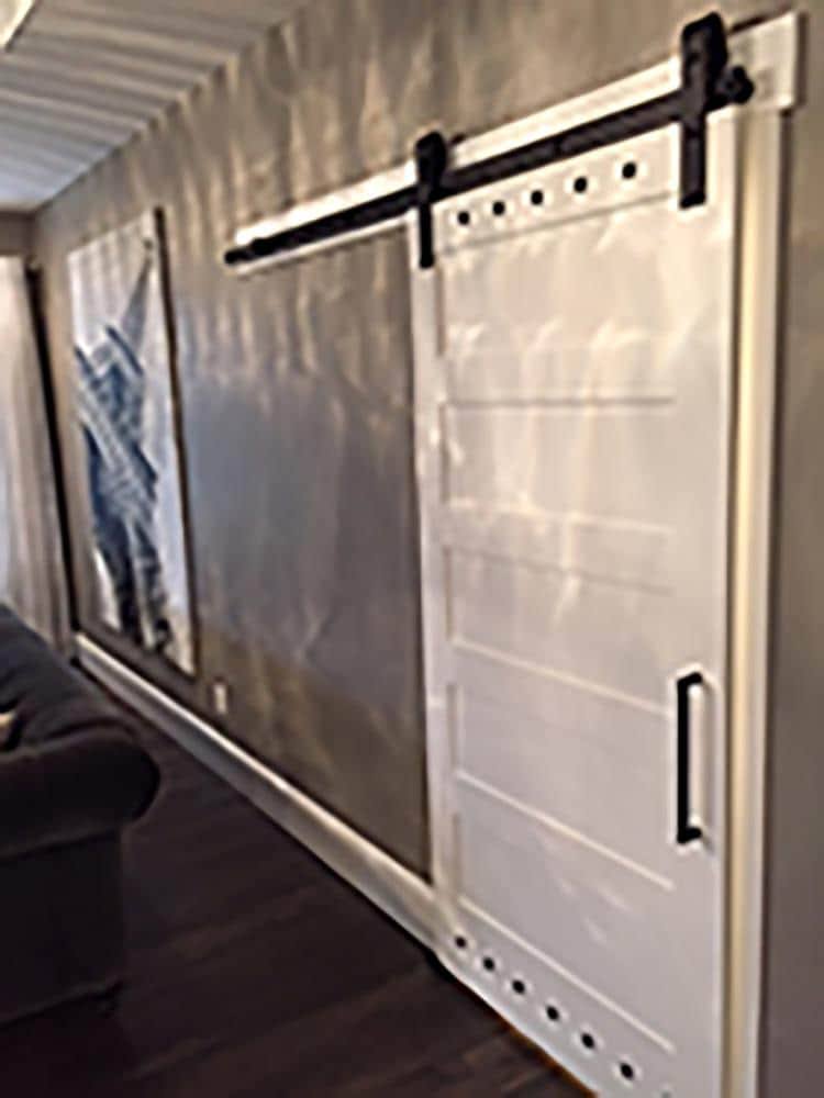 Door Track Kit Dark Bronze 8 Foot N941