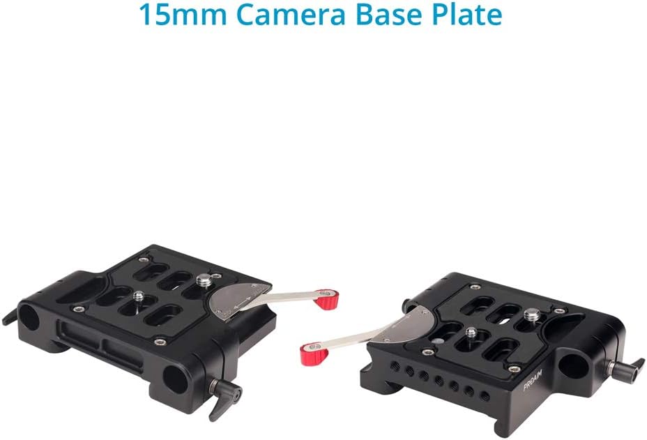 15mm Quick Release Camera Base Plate with Dovetail CNC Aluminum Baseplate N47153