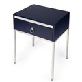 Blue & Silver End Table M685