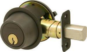 Satin Nickel Single Cylinder Deadbolt S96701