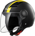 Matt-Black/Yellow Jet Helmet B741