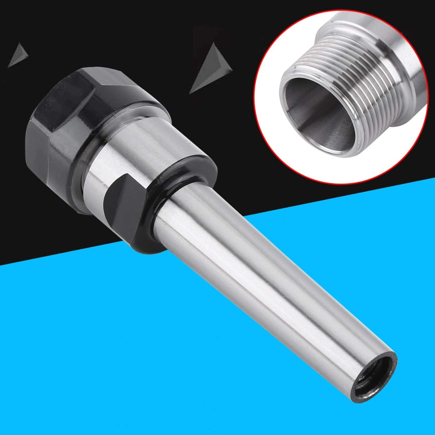 Taper Collet Holder Carbon Steel Chuck Face Milling for ER20 Chucks Pack of 2 Q266